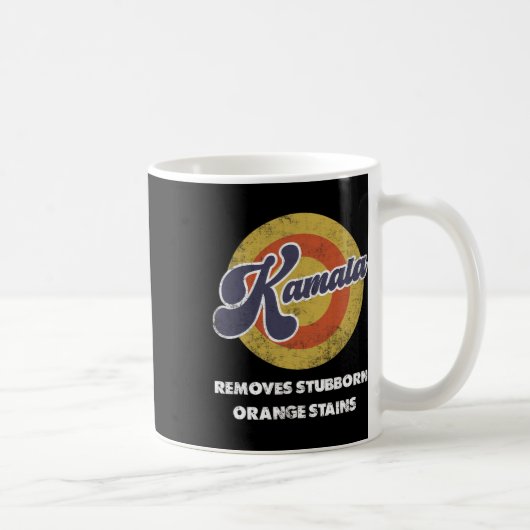 Mug Harris 2024 supprime les taches d'orange entêtées  (Droite)