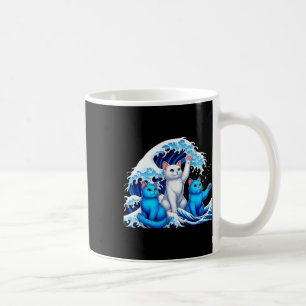 Mug Harris Blue Cats Wave Funny Pour Les Propriétaires