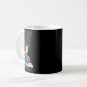 Mug Harris Blue Steving Sur Red Mega Casquette (Devant gauche)