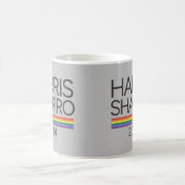 Mug Harris Shapiro 2024 Pride LGBTQ Kamala Harris (Centre)
