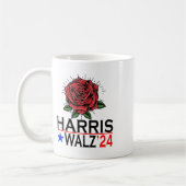 Mug Harris Waltz Vote Kamala Flower 2024 (Gauche)