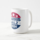 Mug Harris Walz 2024 Campagne pour le président Patrio (Devant droit)