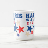 Mug Harris Walz 2024 Étoiles Élection du Parti Démocra (Centre)