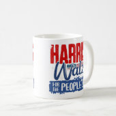 Mug Harris Walz 2024 Pour le Peuple Élection Démocrate (Devant droit)