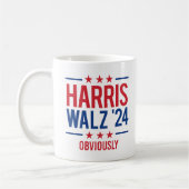 Mug Harris Walz 24 - Évidemment (Gauche)