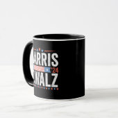 Mug Harris Walz Élection 2024 Kamala Tim Waltz (Devant gauche)