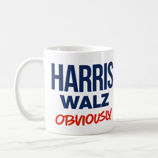 Mug Harris Walz Évidemment (Gauche)