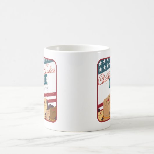 Mug Harris Walz Femmes Chat Sans Enfant Unite Poings (Centre)