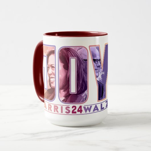 Mug Harris Walz JOY (Devant gauche)