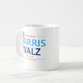 Mug Harris Walz Noël espoir pour les fêtes Kamala (Devant gauche)