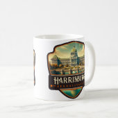 Mug Harrisburg, Pennsylvanie | Vintage (Devant droit)