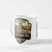 Mug Harrisburg, Pennsylvanie | Vintage (Devant gauche)