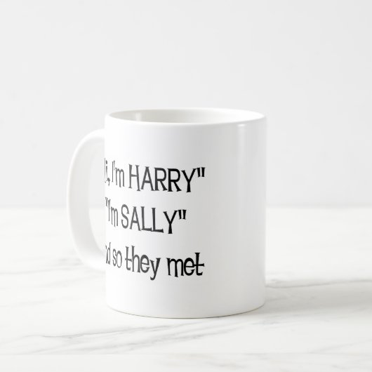 Mug harry met sally (Devant gauche)
