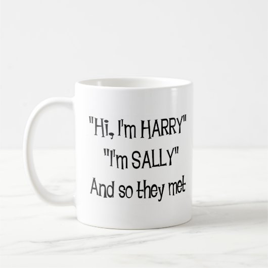 Mug harry met sally (Gauche)