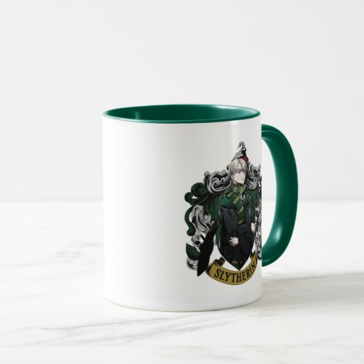 Mug HARRY POTTER™ | Anime Draco Malfoy House Crest (Devant droit)