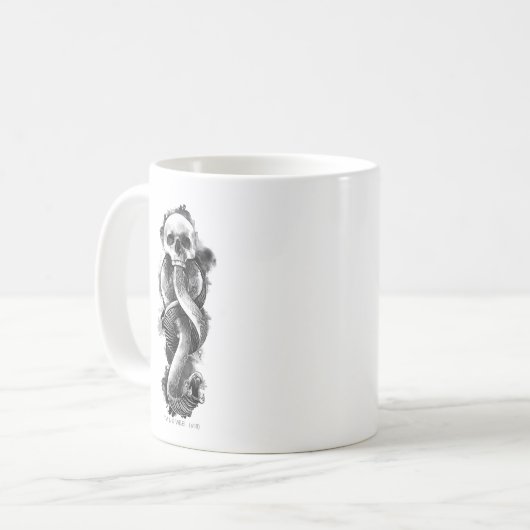 Mug Harry Potter | Aquarelle de marque foncée (Devant gauche)