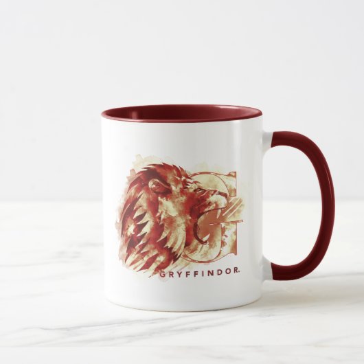 Mug Harry Potter | Aquarelle Lion GRYFFINDOR™ (Droite)