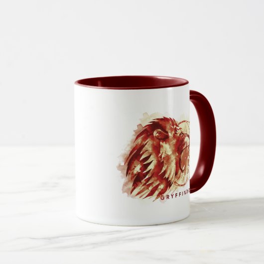 Mug Harry Potter | Aquarelle Lion GRYFFINDOR™ (Devant droit)