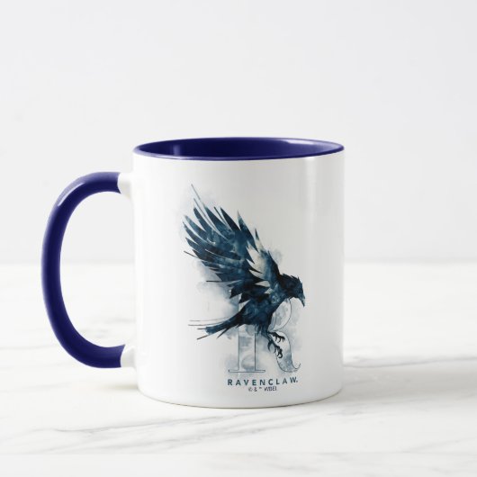 Mug Harry Potter | Aquarelle RAVENCLAW™ Raven (Gauche)