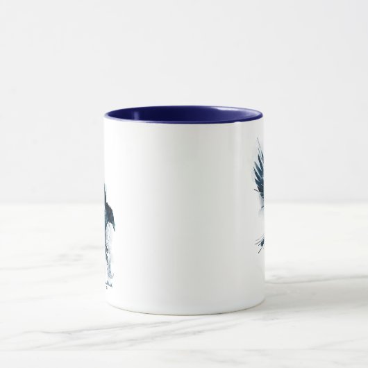 Mug Harry Potter | Aquarelle RAVENCLAW™ Raven (Centre)