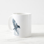 Mug Harry Potter | Aquarelle RAVENCLAW™ Raven (Devant gauche)