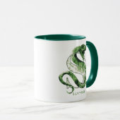 Mug Harry Potter | Aquarelle SLYTHERIN™ (Devant droit)