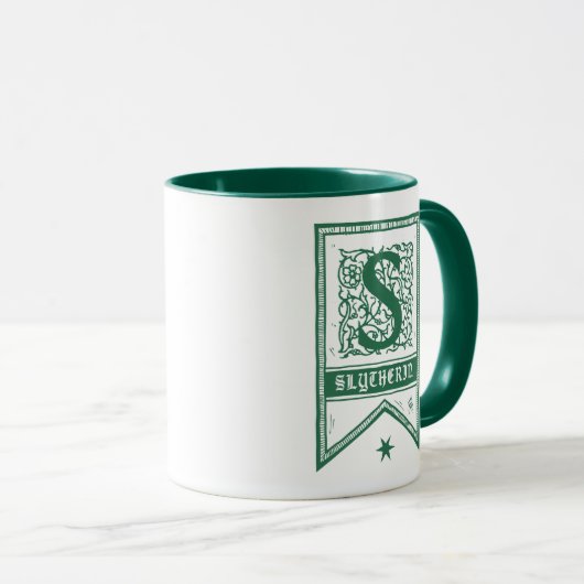 Mug Harry Potter | Bannière du monogramme de Serpentar (Devant droit)
