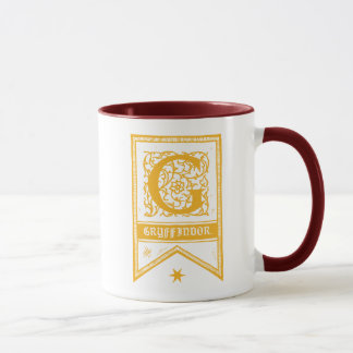 Mug Harry Potter | Bannière Monogramme Gryffindor