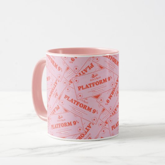 Mug HARRY POTTER™ | Billets de train Platforn 9 3/4 (Devant gauche)