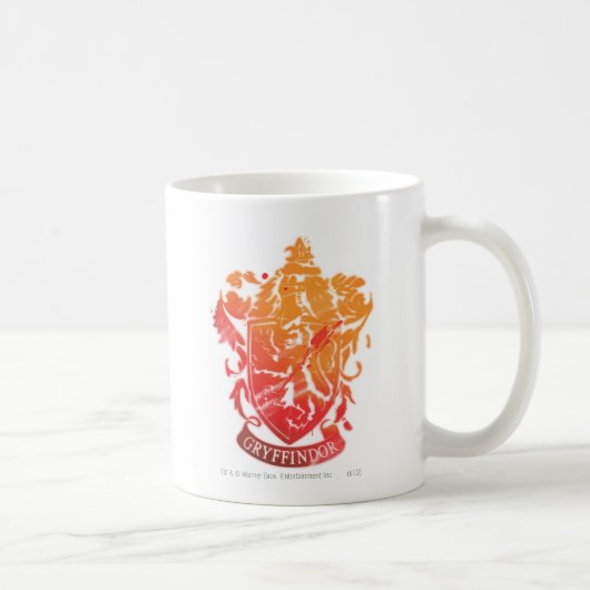Mug Harry Potter | Blason de Gryffondor - Éclaboussé (Droite)