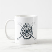 Mug Harry Potter | Blason de Poudlard aux baguettes cr (Gauche)