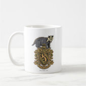 Mug Harry Potter | Blason de Poufsouffle avec Blaireau (Gauche)