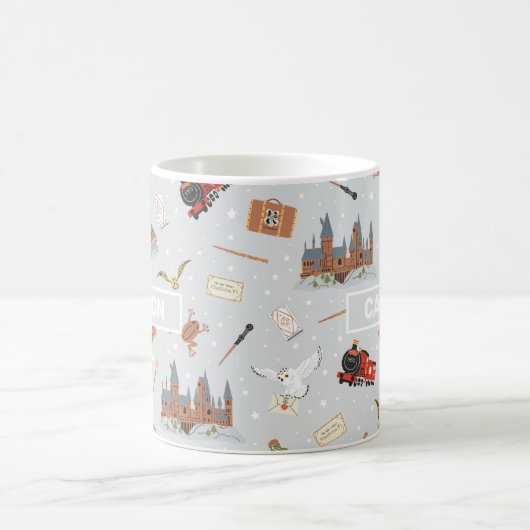 Mug Harry Potter Cartoon Hogwarts Pattern (Centre)