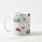 Mug Harry Potter Cartoon Hogwarts Pattern (Gauche)