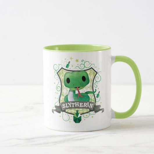 Mug Harry Potter | Charmant blason SLYTHERIN™ (Droite)