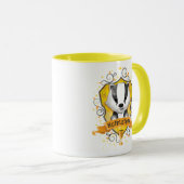 Mug Harry Potter | Charme HUFFLEPUFF™ Crest (Devant droit)