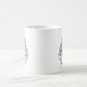 Mug Harry Potter | Cimier de Poudlard - noir et blanc (Centre)