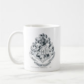 Mug Harry Potter | Cimier de Poudlard - noir et blanc (Gauche)