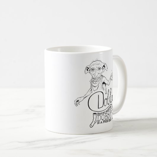 Mug Harry Potter | Dobby N'A Pas De Maître (Devant droit)