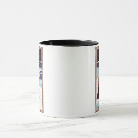 Mug HARRY POTTER™ et Hedwig dans la cour de HOGWARTS™ (Centre)