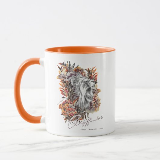 Mug HARRY POTTER™ GRYFFINDOR™ Floral Graphisme (Gauche)