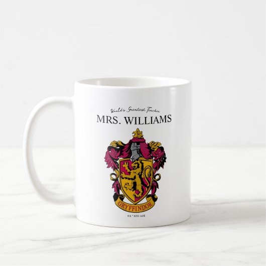 Mug Harry Potter | Gryffindor House Crest (Gauche)