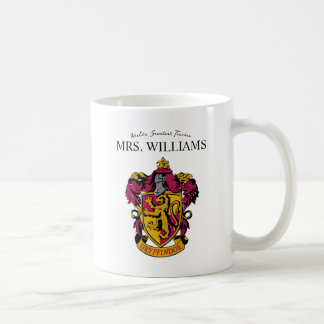 Mug Harry Potter | Gryffindor House Crest
