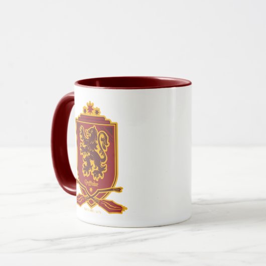 Mug Harry Potter | Gryffindor QUIDDITCH™ Crest (Devant gauche)