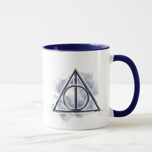 Mug Harry Potter | Hallows Mortels Aquarelle (Droite)