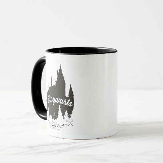 Mug Harry Potter | HOGWARTS™ Castle Typographie (Devant gauche)