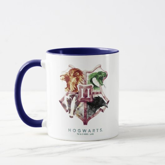 Mug Harry Potter | HOGWARTS™ Crest Aquarelle (Gauche)