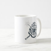 Mug Harry Potter | Hogwarts Crossed Wands Crest (Devant droit)