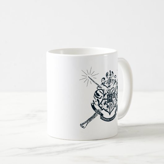 Mug Harry Potter | Hogwarts Crossed Wands Crest (Devant droit)