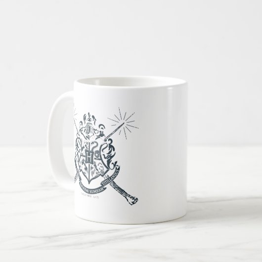 Mug Harry Potter | Hogwarts Crossed Wands Crest (Devant gauche)